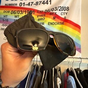 Electric Family Black and Gold Glasses